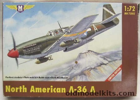M News 1/72 TWO North American A-36A Apache Dive Bomber - RAF or USAAF 527th FBS 86th FG 12th Air Force  Spring Italy 1944, MN 72002 plastic model kit